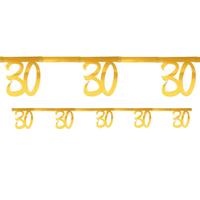 Slinger 30 jaar goudkleurig metallic 2.5m