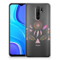 Xiaomi Redmi 9 Telefoonhoesje met Naam Boho Dreamcatcher