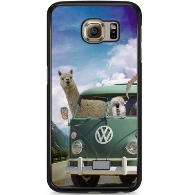 Samsung Galaxy S6 hoesje - Lama wanderlust