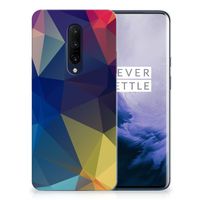 OnePlus 7 Pro TPU Hoesje Polygon Dark - thumbnail