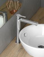 Sapho Espada wastafelkraan verhoogd met 21cm uitloop chroom