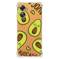 OPPO A17 Stevig Bumper Hoesje Avocado Singing