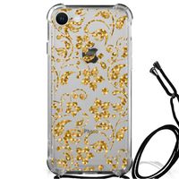 iPhone SE 2022 | 2020 | 8 | 7 Case Gouden Bloemen - thumbnail