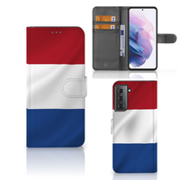 Samsung Galaxy S21 Plus Bookstyle Case Nederlandse Vlag - thumbnail