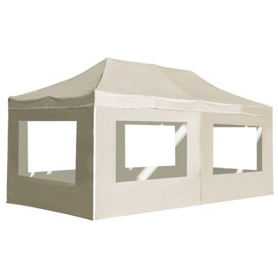 vidaXL Partytent inklapbaar met wanden 6x3 m aluminium crème vidaXL Partytent inklapbaar met wanden 6x3 m aluminium crème