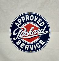 Approved Packard Service Emaille Bord - thumbnail