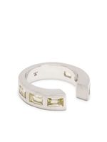 Tom Wood bague Vault Gate Baguette - Argent