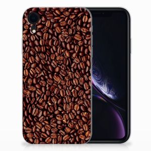 Apple iPhone Xr Siliconen Case Koffiebonen