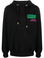 BARROW hoodie à logo strassé - Noir