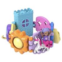 Mattel Polly Pocket Treasures armband – thema eenhoornfantasie – armband + 1 micropop en interactieve functies