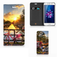 Huawei Y5 2 | Y6 Compact Book Cover Amsterdamse Grachten