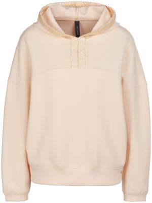 Jersey sweatshirt capuchon Van Marc Cain oranje Jersey sweatshirt capuchon Van Marc Cain oranje