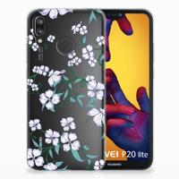 Huawei P20 Lite Uniek TPU Case Blossom White