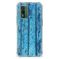 Nokia XR21 Stevig Telefoonhoesje Wood Blue - thumbnail