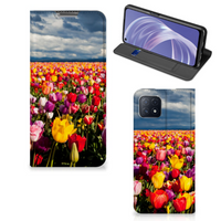 OPPO A73 5G Smart Cover Tulpen - thumbnail