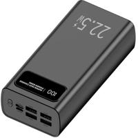 Leotec LEPOW30W22W Powerbank, 30.000 mAh, 22,5 W, zwart