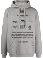 VTMNTS hoodie Movie Barcode Definition en coton - Gris