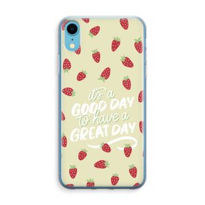 Don't forget to have a great day: iPhone XR Transparant Hoesje