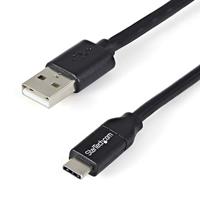StarTech.com USB naar USB C-kabel (2m, 10 stuks, multipack, oplaadkabel, USB 2.0, USB A, USB-IF-gecertificeerd) zwart