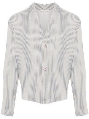 Homme Plissé Issey Miyake Kraagloos jack - Beige