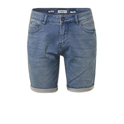 No Excess regular fit jog denim short bleach denim