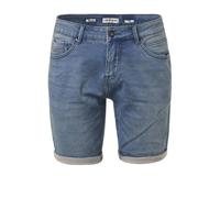 No Excess regular fit jog denim short bleach denim