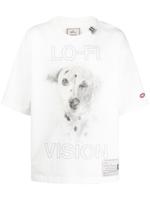 Maison Mihara Yasuhiro T-shirt met grafische print - Wit