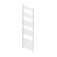 Designradiator Boss & Wessing Vertico Multirail 160x40 cm Wit Zij-Onderaansluiting Boss & Wessing