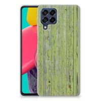 Samsung Galaxy M53 Bumper Hoesje Green Wood