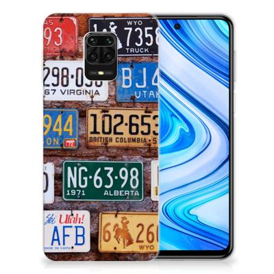 Xiaomi Redmi Note 9S | Note 9 Pro Siliconen Hoesje met foto Kentekenplaten