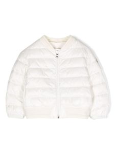 Moncler Enfant veste matelassée Ter à patch logo - Blanc