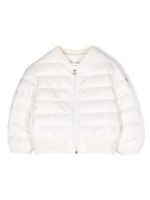 Moncler Enfant veste matelassée Ter à patch logo - Blanc - thumbnail