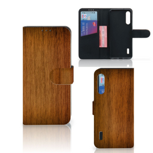 Xiaomi Mi A3 Book Style Case Donker Hout