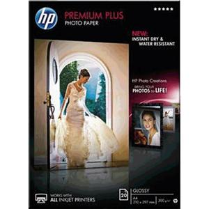 HP Premium Plus Photo Paper CR672A Fotopapier DIN A4 300 g/m² 20 vellen Hoogglans