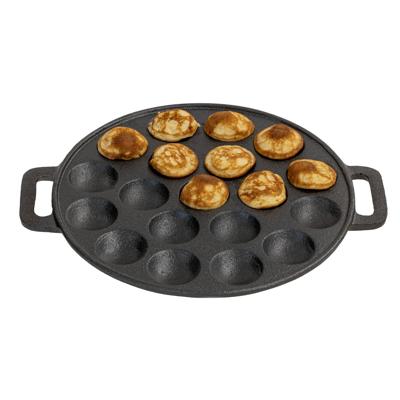Sareva Poffertjespan - Gietijzer - ø 24 cm - 19 poffertjes Sareva Poffertjespan - Gietijzer - ø 24 cm - 19 poffertjes