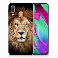 Samsung Galaxy A40 TPU Hoesje Leeuw