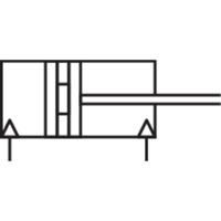 IMI NORGREN RM/8020/M/100 Ronde cilinder Slaglengte: 100 mm 1 stuk(s)