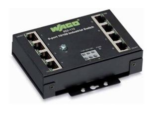 WAGO Industrial-ECO-Switch Industrial Ethernet Switch 8 poorten