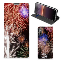 Sony Xperia L4 Hippe Standcase Vuurwerk - thumbnail