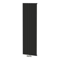 Designradiator King 180x56.5cm 1314 Watt Mat Zwart Middenonderaansluiting