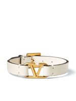 Valentino Garavani bracelet VLOGO en cuir - Blanc