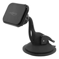 ANSMANN Mobiele telefoonhouder voor de auto met magneet - autotelefoonhouder voor voorruit - autotelefoonhouder auto zuignap - universele magneethouder ideaal als auto-accessoire voor smartphone &