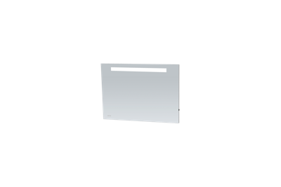 spiegel 100cm m. geintegreerde verlichting horizontaal en digitale...