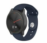 Garmin Venu 3s / Vivoactive 4s / Venu 2s / Vivomove 3s / Forerunner 255s - Sportbandje - Maat: Large - Navy