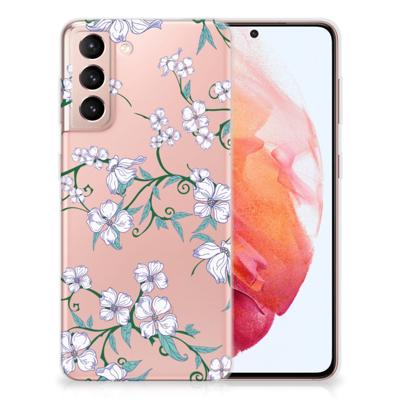 Samsung Galaxy S21 Uniek TPU Case Blossom White Samsung Galaxy S21 Uniek TPU Case Blossom White