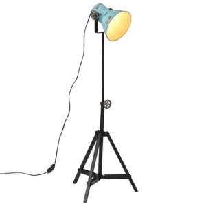 Vloerlamp 25 W E27 35x35x65/95 cm verweerd blauw