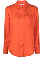 Patrizia Pepe chemise boutonnée à manches longues - Orange