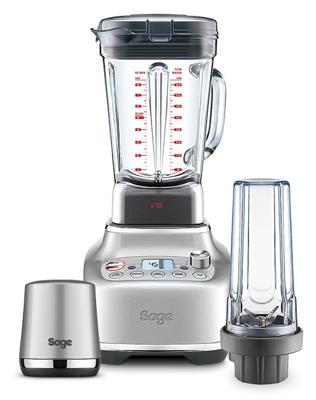 Sage the Super Q 2 l Blender voor op aanrecht 2400 W Zwart, Roestvrijstaal