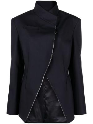 Jade Cropper Blazer met enkele rij knopen - Blauw