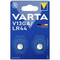 Varta Knoopcel LR44 1.5 V 2 stuk(s) 155 mAh Alkaline ALKALINE Spec. V13GA/LR44 Bli2 - thumbnail